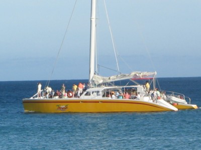 Feasting on a Catamaran