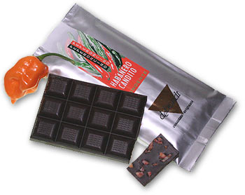 Commercial Dark Chocolate with Candied Habaneros