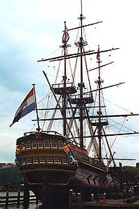 Full-Size Replica of the Spice Ship Amsterdam