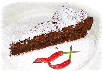 Luisa's Chili Chocolate Cake