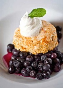 Blueberry Cobbler with Spicy Biscuits