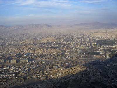 a view of Kabul