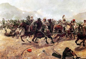The British were repulsed by Afghans at the Battle of Maiwand, 1880