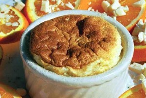 Barbecued White Chocolate Souffle