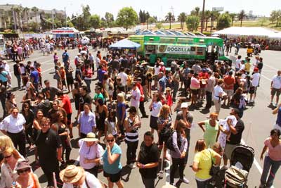 Throngs of the curious attended the OC Foodie Fest