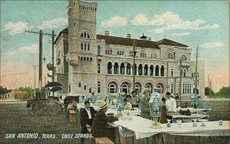 Chili Stand Postcard, 1908