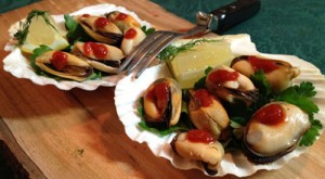 Smoked shellfish makes a classy, impressive appetizer