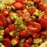 Perfectly Pungent Avocado-Tomato Salad