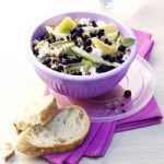 quinoa salad with wild blueberries