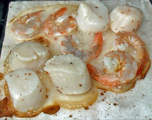 Shrimp and Scallops on the Block